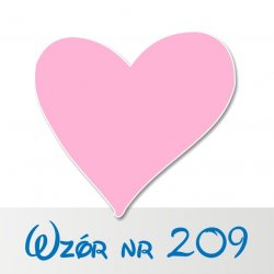 Naklejka Serduszko 209