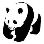  Panda 1 - Szablon malarski wielorazowy