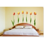  Kolorowa naklejka dekoracyjna - Tulipan 18